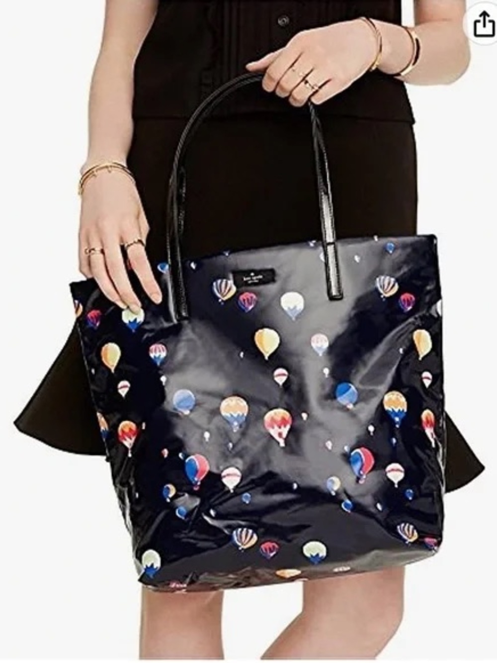 Kate Spade Bon Shopper Daycation Tote - hot air balloon print